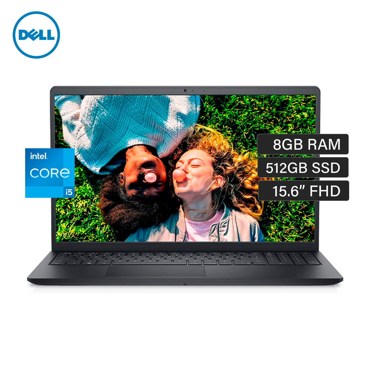 Laptop DELL Inspiron 15 3520 Intel Core i5 1235U RAM 8GB Disco 512GB SSD 15.6" FHD Linux Ubuntu