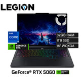 Laptop Lenovo Legion Pro 5 16IRX10 Intel Core I9 14900HX RAM 32GB Disco 1TB SSD NVIDIA RTX 5060 8GB 16" WQXGA FreeDOS