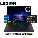 Laptop Lenovo Legion Pro 5 16IRX10 Intel Core I9 14900HX RAM 32GB Disco 1TB SSD NVIDIA RTX 5060 8GB 16" WQXGA FreeDOS