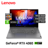Lenovo Legion 5 15ARP8 Ryzen 7 7735HS RAM 16GB Disco 512GB SSD Video Nvidia RTX 4060 8GB 15.6" FHD