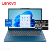 LAPTOP LENOVO IDEAPAD SLIM 3 14IRH8 INTEL CORE I7 13620H RAM 16GB DISCO 512GB SSD 14" FHD WINDOWS 11 HOME (83EL003VLM)