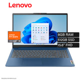 Laptop Lenovo IdeaPad Slim 3 15AMN8 AMD Ryzen 3 7320U Ram 8GB Disco 512GB SSD AMD Radeon 610M 15.6″ FHD FreeDOS (82XQ00YNLM)
