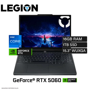Laptop Lenovo Legion 5 15IRX10 Intel Core i7-13650HX Ram 16GB Disco 1TB SSD NVIDIA RTX 5060 8GB 15.3″ WUXGA FreeDOS (83LY00SRLM)