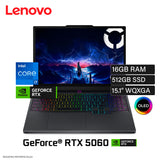 Laptop Lenovo Legion 5 15IRX10 Intel Core i7-14700HX RAM 16GB Disco 512GB SSD NVIDIA RTX 5060 8GB 15.1" WQXGA OLED Windows 11 (83LY000LUS)