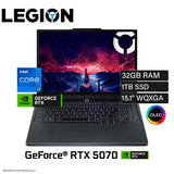 Laptop Lenovo Legion 5 15IRX10 Intel Core i7 14700HX Ram 32GB Disco 1TB SSD NVIDIA RTX 5070 8GB 15.1″ WQXGA OLED FreeDOS (83LY00PDLM)