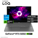 Laptop Lenovo LOQ 15IRX11 Intel Core i5 13450HX Ram 16GB Disco 1TB SSD NVIDIA RTX 5050 8GB 15.6″ FHD Windows 11 Pro