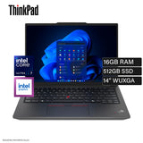 Laptop Lenovo ThinkPad E14 Gen 6 Intel Core Ultra 7 165U Ram 16GB Disco 512GB SSD 14″ WUXGA Windows 11 Pro Open Box
