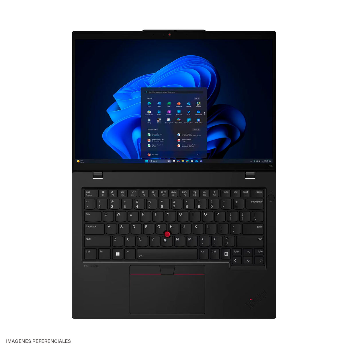 Laptop Lenovo ThinkPad L14 Gen 6 Intel Core Ultra 7 255U RAM 16GB Disco 512GB SSD 14″ WUXGA Windows 11 Pro (21S7000XLM)