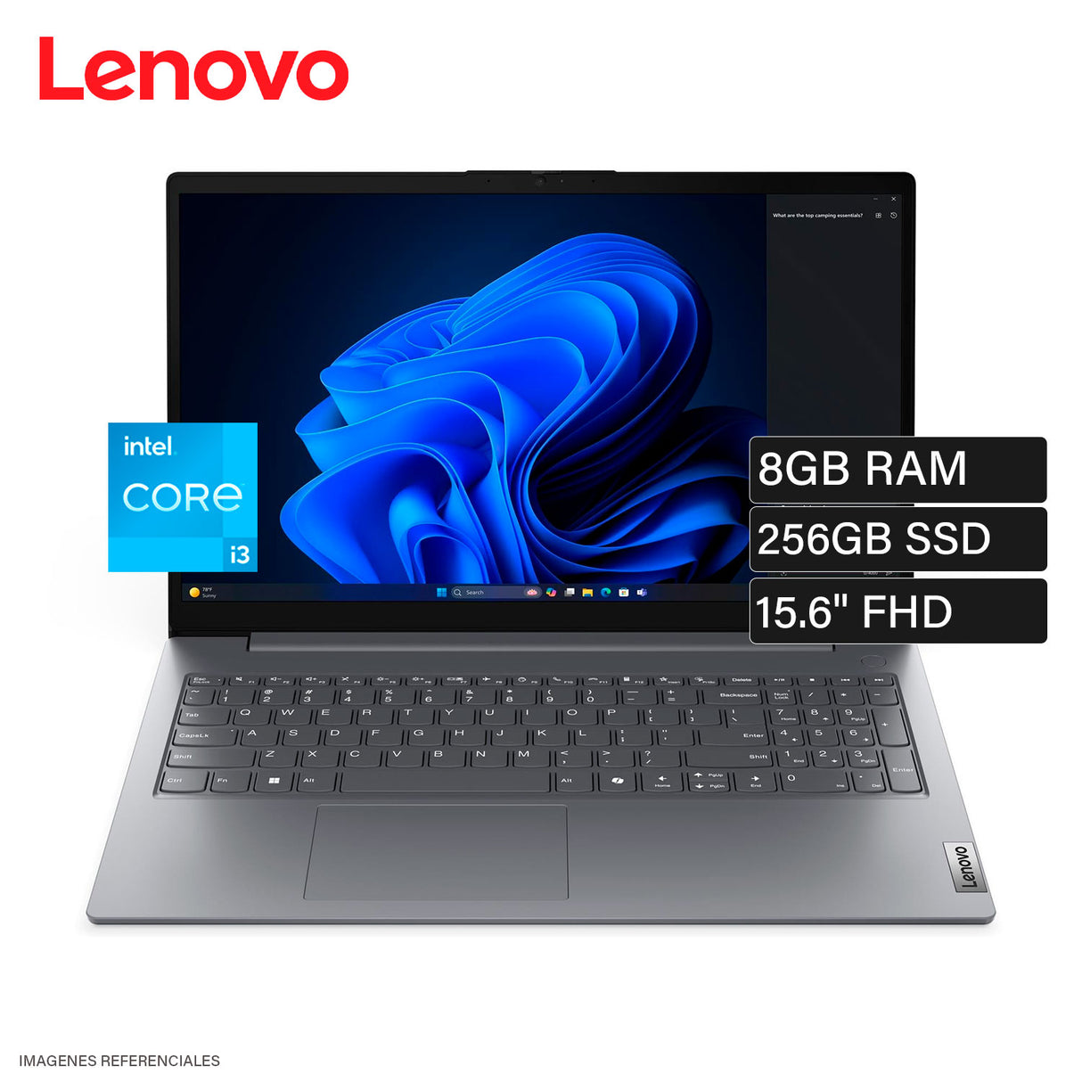 Laptop Lenovo V15 G5 IRL Intel Core i3-1315U RAM 8GB Disco 256GB SSD 15.6" FHD FreeDOS (83GW005NLD)
