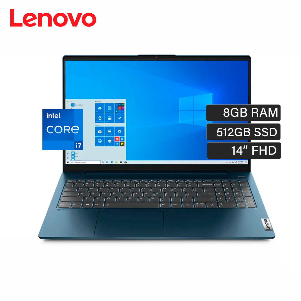 Lenovo Ideapad 5 14ITL05 Intel Core I7 1165G7 RAM 8GB Disco 512GB SSD 14" FHD W11