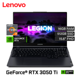 Laptop Lenovo Legion 5 15ACH6H Ryzen 7 5800H Ram 16GB Disco 512GB SSD Video Nvidia RTX 3050Ti 4GB 15.6" FHD Windows 11