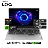 Lenovo LOQ 15AHP10 Ryzen 7 250 RAM 16GB Disco 1TB SSD NVIDIA RTX 5060 8GB 15.6" FHD FreeDOS (83JG00BDLM)