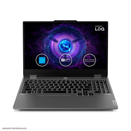 Laptop Lenovo LOQ 15ARP9 Ryzen 7 7435HS Ram 64GB Disco 2TB SSD Video Nvidia RTX 4060 8GB 15.6" FHD Freedos (83JC008FLMR642) Teclado retroiluminado Blanco
