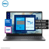 Laptop Dell Pro 16 PC16250 Intel Core 7 150U Ram 16GB Disco 512GB SSD 16" WUXGA Windows 11 Pro (CTV12)