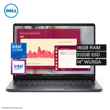 Laptop Dell pro 14 PC14250 Intel core 5 120U Ram 16GB Disco 512GB SSD 14" WUXGA  Windows 11 Pro (T5X8P)