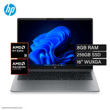 Laptop HP 200 G2a AMD Ryzen 3 210 Ram 8GB Disco 256GB SSD 16" WUXGA FreeDOS (D61M8AT#ABM)