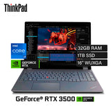 Laptop Lenovo ThinkPad P16 Gen 2 Intel Core i7 13700HX Ram 32GB Disco 1TB SSD NVIDIA RTX 3500 12GB 16" WUXGA Windows 11 Pro (21FB000SLM)