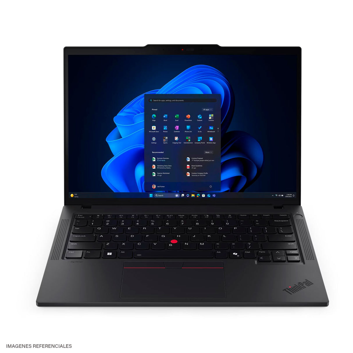 Laptop Lenovo ThinkPad T14 Gen 6 Intel Core Ultra 7 255U Ram 16GB Disco 1TB SSD 14" WUXGA Windows 11 Pro (21QD0015LM)