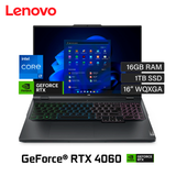 Laptop LENOVO Legion Pro 5 16IRX9 Intel Core i7 14650HX RAM 16GB Disco 1TB Video NVIDIA RTX 4060 8GB 16" WQXGA Windows 11