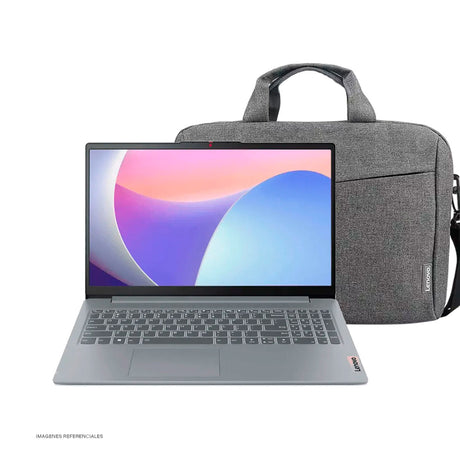 Laptop Lenovo IdeaPad Slim 3 15AMN8 AMD Ryzen 5 7520U Ram 16GB Disco 512GB SSD 15.6″ FHD FreeDOS Incluye Maletín