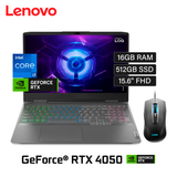 Laptop Lenovo LOQ 15IRH8 Intel Core i7 13620H Ram 16GB Disco 512GB SSD Video Nvidia RTX 4050 6GB 15.6" FHD FreeDos + Mouse