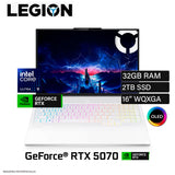 Laptop Lenovo Legion 7 16IAX10 Intel Core Ultra 9 275HX RAM 32 GB Disco 2 TB SSD NVIDIA RTX 5070 8 GB 16″ WQXGA OLED Windows 11