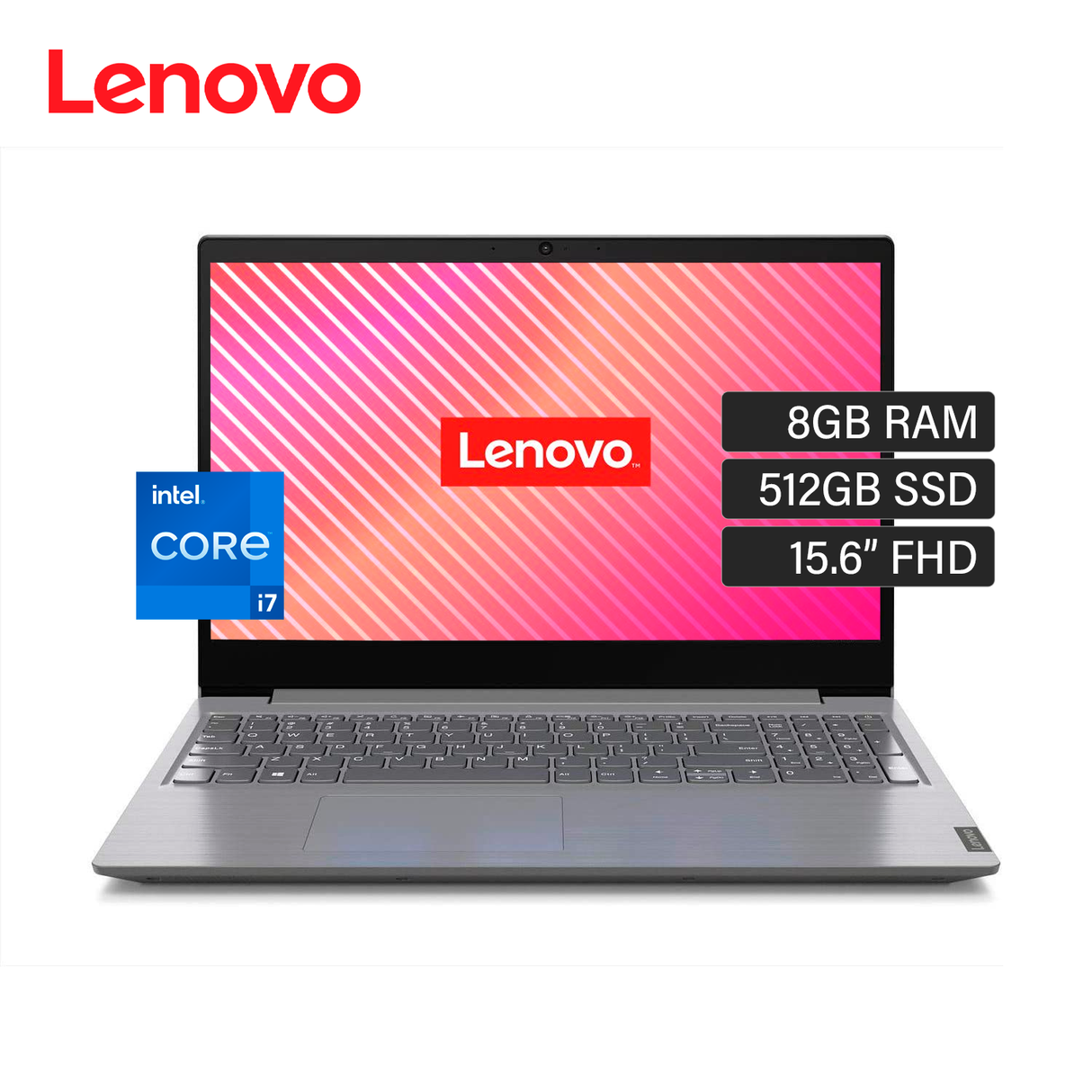 Laptop Lenovo V15 Gen 3 IAP ITL Intel Core i7 1255U RAM 8GB Disco 512GB SSD 15.6" FHD FreeDos