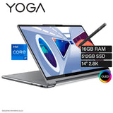 Laptop Lenovo Yoga 9 14IRP8 Intel Core i7-1360P Ram 16GB Disco 512GB SSD 14" 2.8K OLED Táctil Windows 11 (83B1CTO1WW)