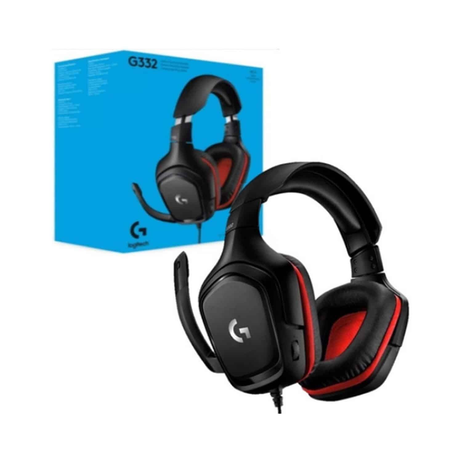 Aud fono Logitech G332 Stereo Gaming Headset Leatherette US LAT