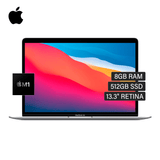 Macbook Air A2337 Chip M1 RAM 8GB Disco 512GB SSD 13.3" Retina Año 2020 Gris Espacial Español Open box