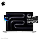 MacBook Pro 14 Chip M5 RAM 16GB Disco 1TB SSD 14.2" Retina Silver