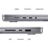 MacBook Pro A2780 Chip M2 Ram 16GB Disco 1TB SSD 16.2" Retina Gris Espacial inglés Caja Sellada