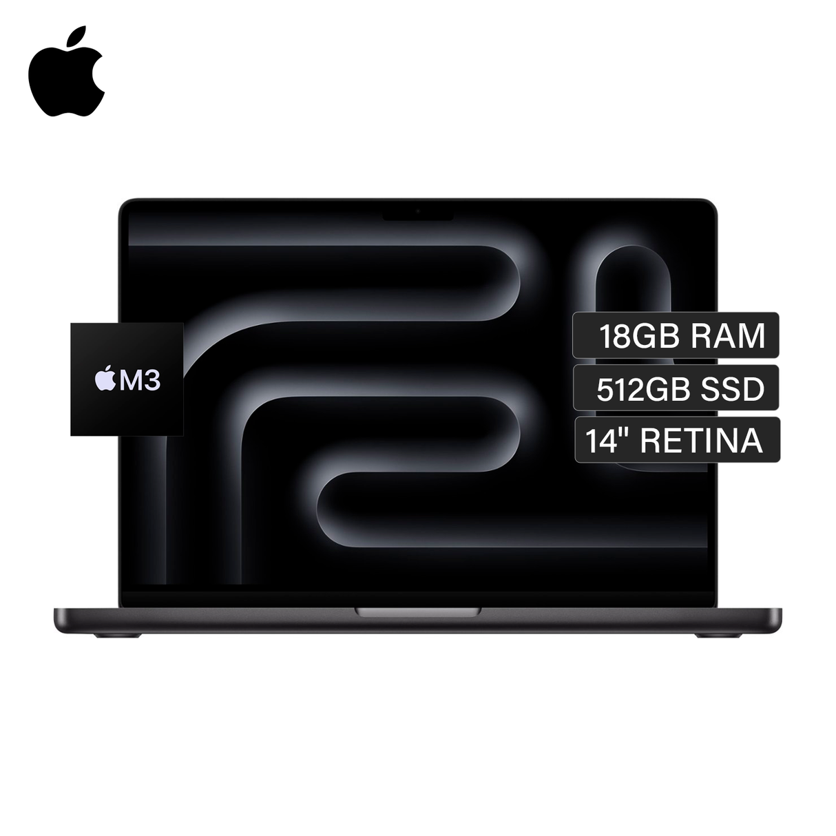 MacBook Pro A2992 CHIP M3 PRO RAM 18GB Disco 512GB SSD 14" Gris Espacial
