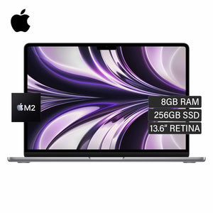 MacBook Air A2681 Chip M2 Ram 8GB Disco 256GB SSD 13.6" Retina Space Gray Open Box