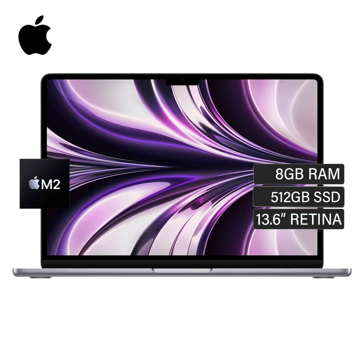 MacBook Air A2681 Chip M2 Ram 8GB Disco 512GB SSD 13.6" Retina Gris Espacial Inglés