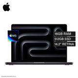 MacBook Pro 14 A3434 Chip M5 Ram 16GB Disco 512GB SSD 14.2" Retina Black Teclado Inglés