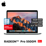 Macbook Pro A1990 Intel Core i7 2.6GHZ RAM 16GB Disco 256GB SSD Video 4GB 15.4″ Retina Touch Bar Año 2019 Gris Espacial Us