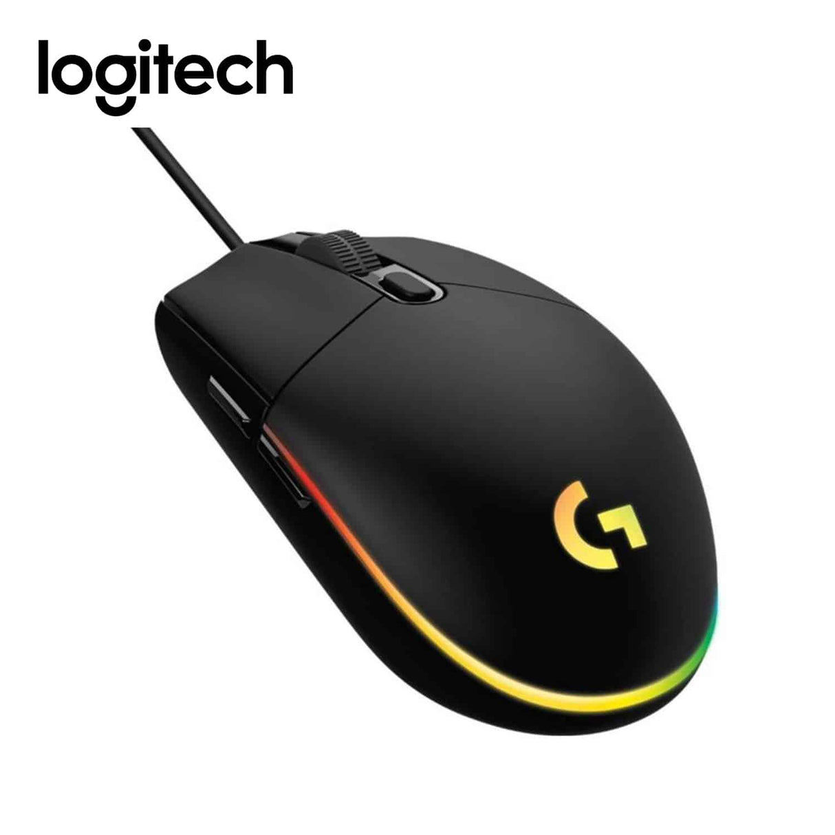 Mouse Logitech G203 Lightsync Optical RGB Negro