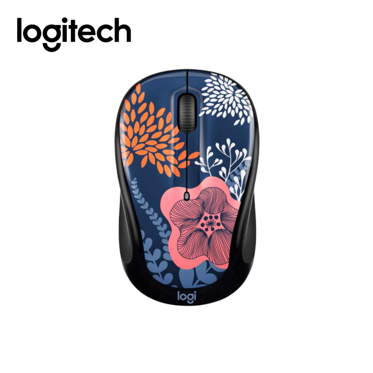Mouse Logitech M317C Forest Floral Black Wireless