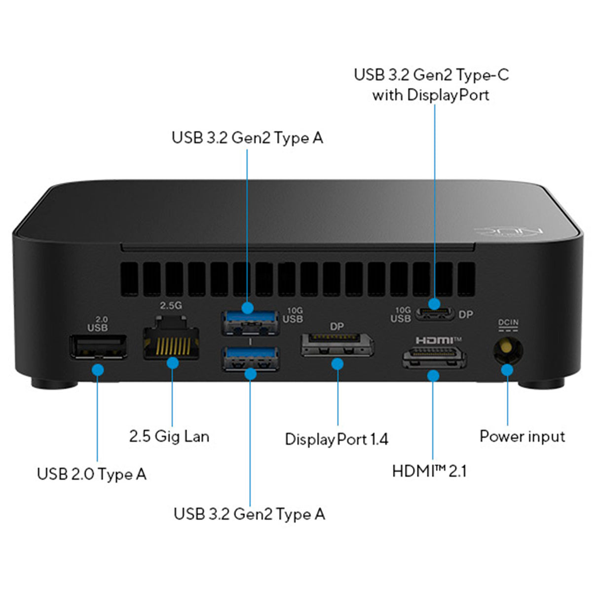 Mini PC Asus NUC 14 Essential Intel Core i3 N355 Intel UHD
