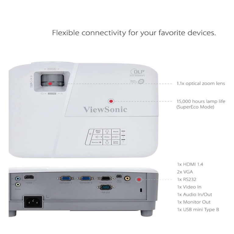Proyector ViewSonic PA503S 3800 Lúmenes