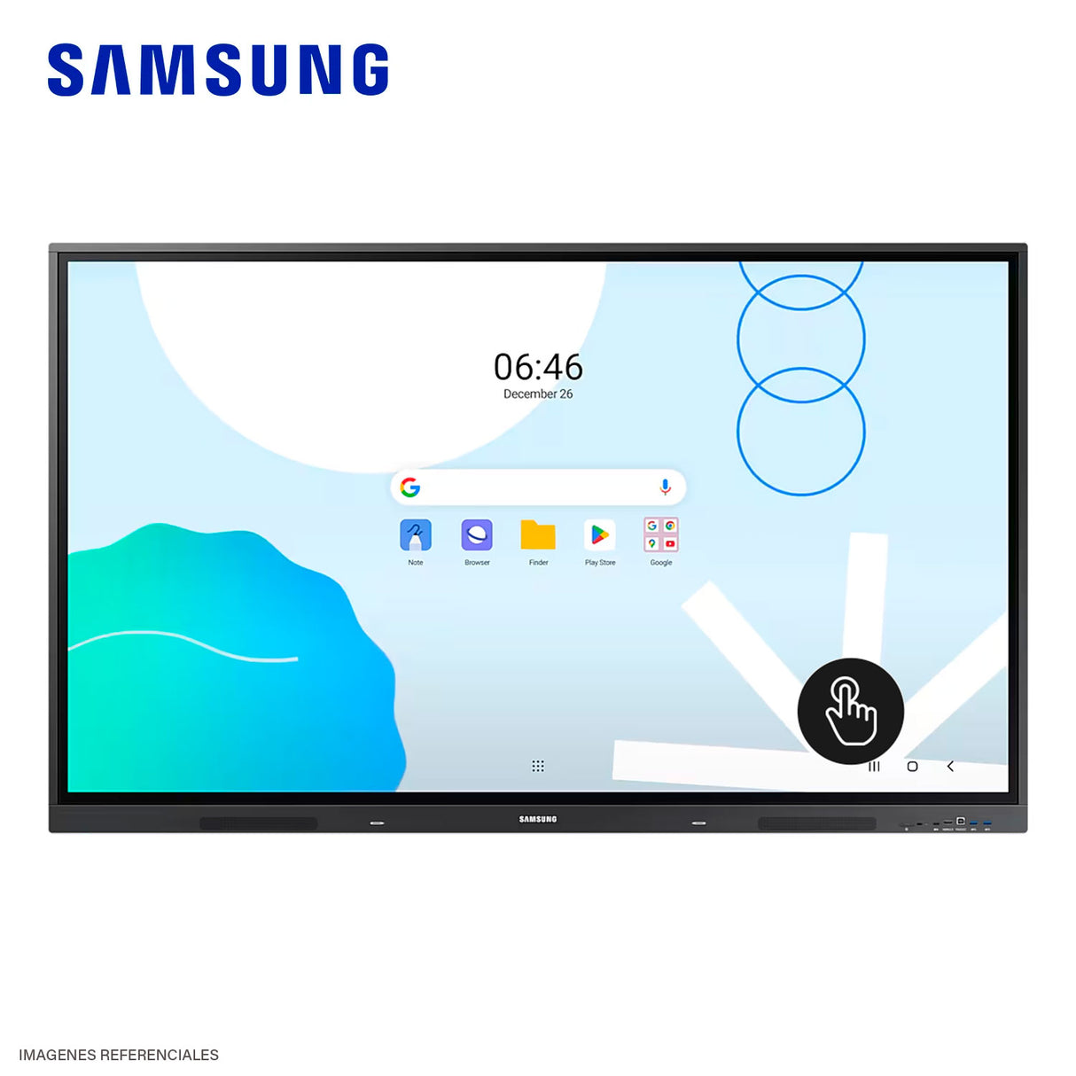 Pantalla de Pizarra Interactiva 86" Samsung WAF 4K Android 13 (LH86WAFWLGCXZA)