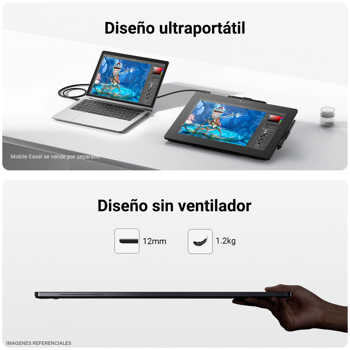 Pantalla Gráfica Xencelabs Pen Display 16" 4K OLED Lite (Incluye Lápiz y Bolígrafo)