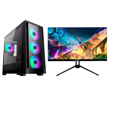 PC Escritorio Intel Ci7 13700F Ram 16GB Disco 1TB 500GB SSD Video Nvidia  RTX 3060 64GB Monitor Teros TE-2415S 23.8" FHD Kit Logitech MK120
