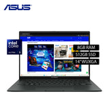 Laptop Asus Zenbook Q415MA-U5512 Intel Ultra 5 125H Ram 8GB Disco 512GB SSD 14" WUXGA Windows 11 (90NB11R7-M00H00)