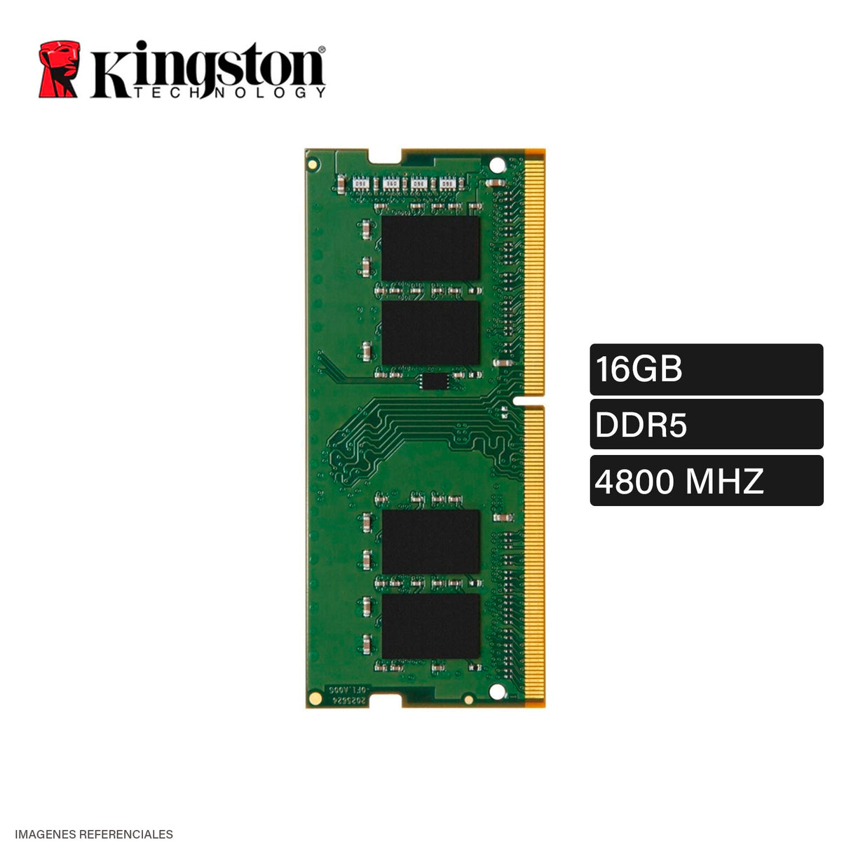 Memoria RAM Kingston 16GB DDR5 4800MHz