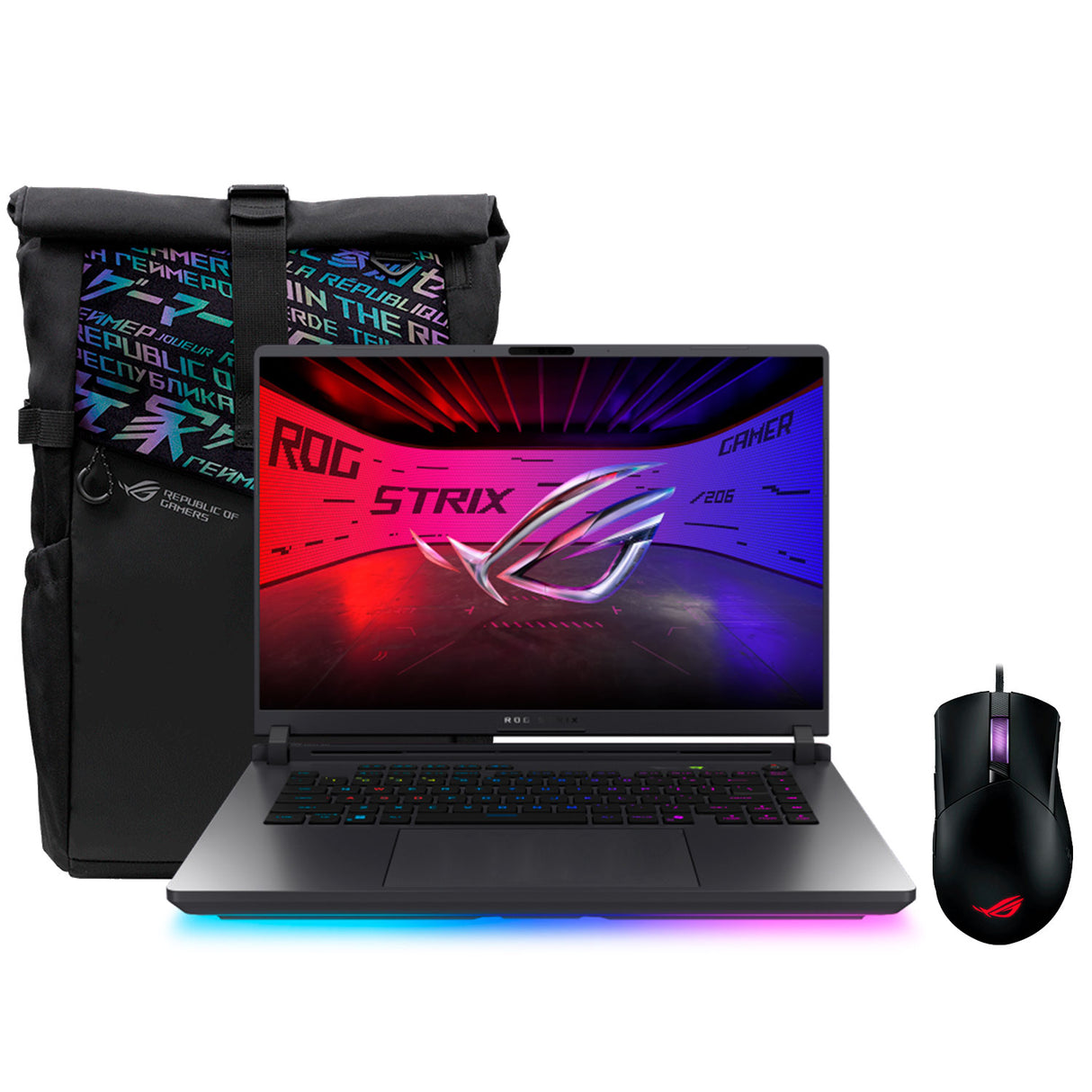 Laptop Asus ROG Strix G16 G615LM-RV015W Intel Core Ultra 9 275HX Ram 16GB Disco 1TB SSD Video Nvidia RTX 5060 8GB 16" WUXGA Windows 11 (90NR0LJ1-M000K0)