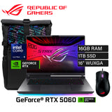 Laptop Asus ROG Strix G16 G615LM-RV015W Intel Core Ultra 9 275HX Ram 16GB Disco 1TB SSD Video Nvidia RTX 5060 8GB 16" WUXGA Windows 11 (90NR0LJ1-M000K0)