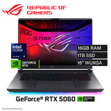 Laptop Asus ROG Strix G16 G615LM-RV015W Intel Core Ultra 9 275HX Ram 16GB Disco 1TB SSD Video Nvidia RTX 5060 8GB 16" WUXGA Windows 11 (90NR0LJ1-M000K0)