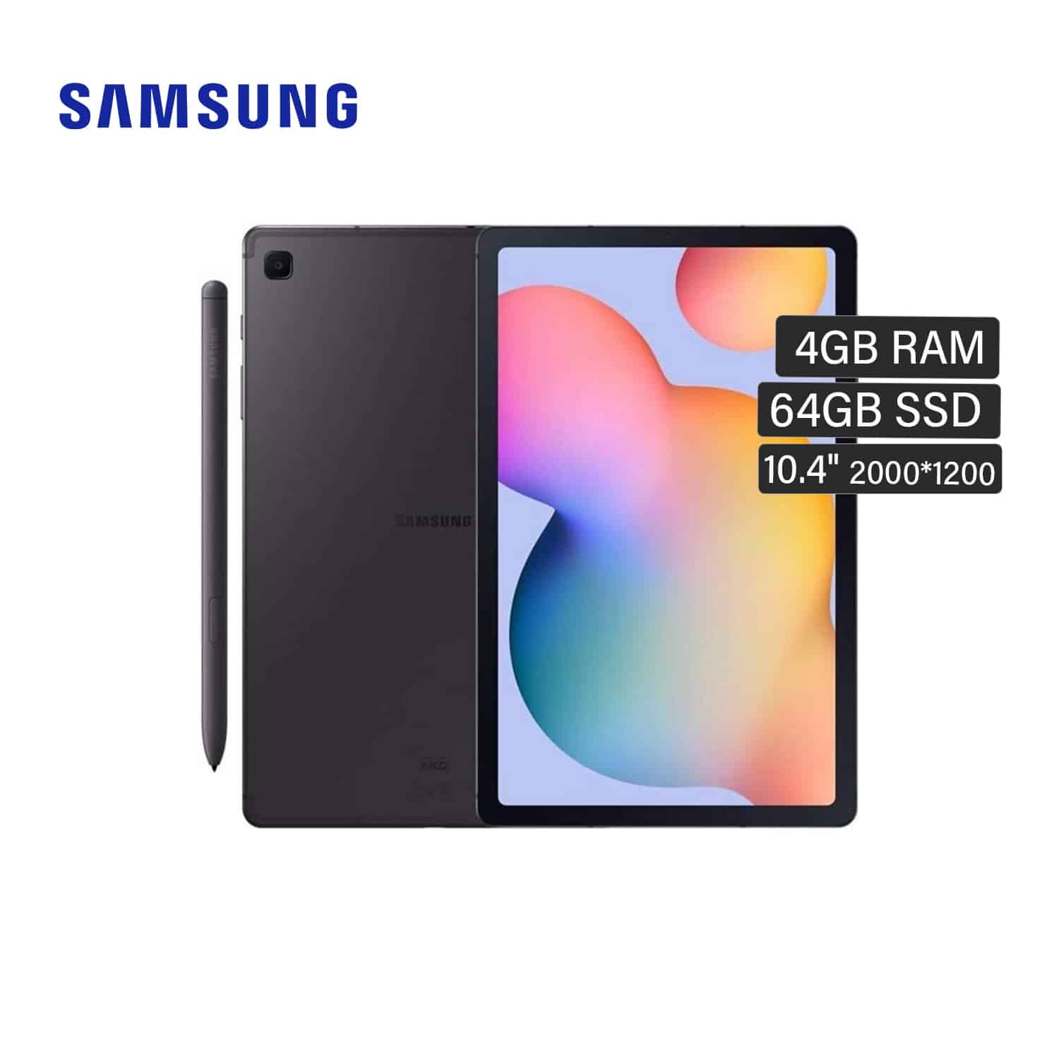 Tablet Samsung TAB S6 LITE RAM 4GB Almacenamiento 64GB 10.4